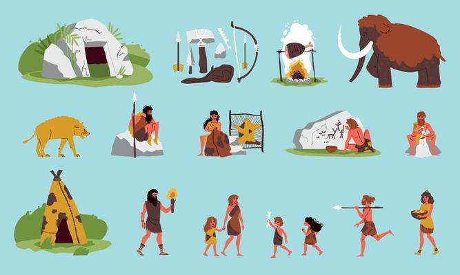 Primitive People Color Set
