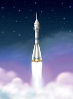 Rocket Launch Illustration vector