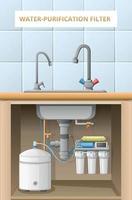 Water Filter Poster vector