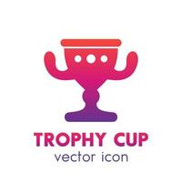 Tournament championship logo vector. Trophy logo 13168359 Vector Art at  Vecteezy