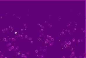 Light Purple vector template with circles.