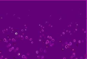 Light Purple vector template with circles.