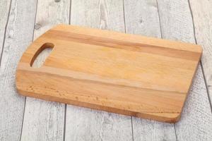 utensilios de cocina - tabla de madera foto