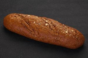 Black loaf bread photo