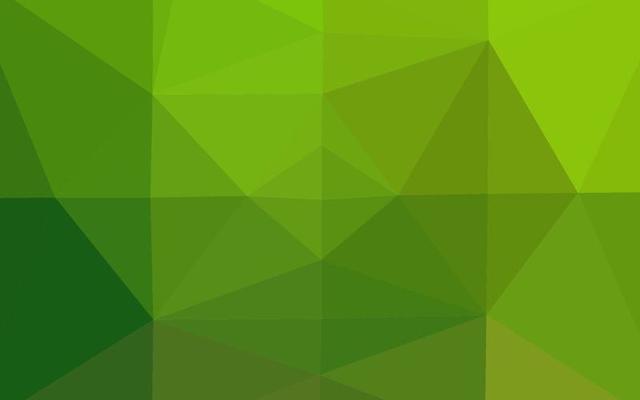Light Green vector low poly texture.