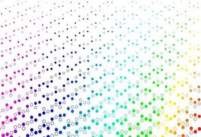 Light Multicolor, Rainbow vector texture with disks.