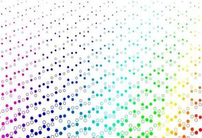 Light Multicolor, Rainbow vector texture with disks.