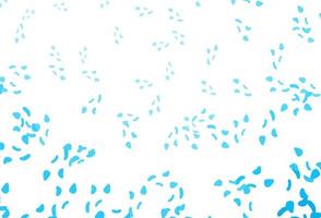 Light BLUE vector background with abstract forms.