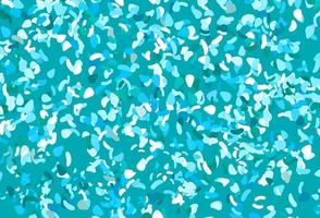 Light blue, green vector template with memphis shapes.