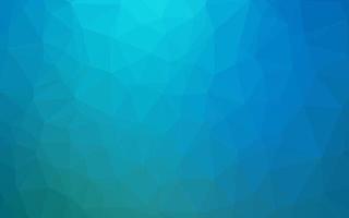 Light BLUE vector shining triangular background.