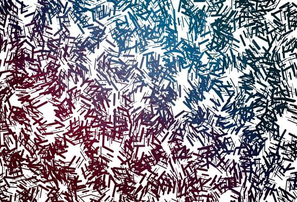 Dark pink, blue vector template with repeated sticks.