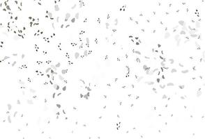 Light black vector pattern with chaotic shapes.