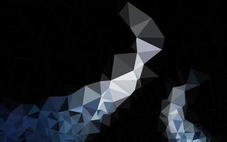 Dark BLUE vector polygon abstract layout.