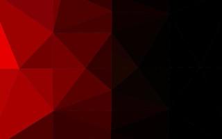 Light Red vector abstract mosaic pattern.