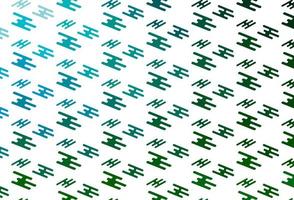 Light Blue, Green vector template with repeated sticks.