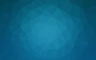 Dark BLUE vector shining triangular template.