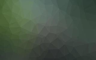 Dark Green vector polygon abstract layout.