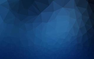 Dark BLUE vector abstract mosaic background.