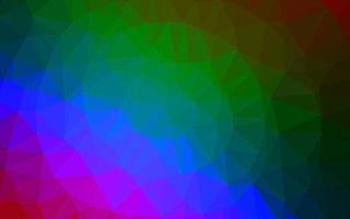 Dark Multicolor, Rainbow vector low poly cover.