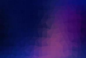 Dark Pink, Blue vector polygon abstract background.