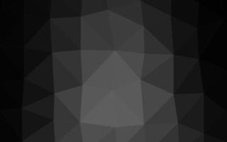 Dark Silver, Gray vector polygon abstract layout.