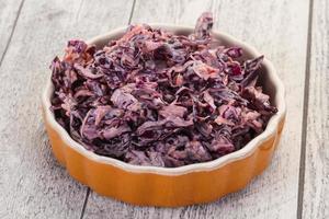 Cole slaw salad with cabbage photo
