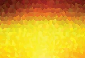 Light Orange vector texture with colorful hexagons.