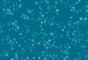 Light BLUE vector background with bubbles.