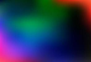 Dark Multicolor, Rainbow vector glossy abstract template.