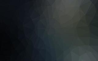 Dark Black vector abstract polygonal layout.
