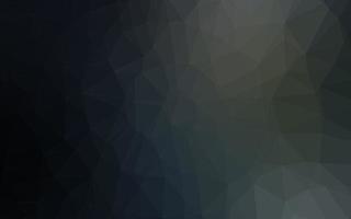 Dark Black vector abstract polygonal layout.