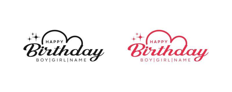 Happy wedding logo design template premium (1081584)