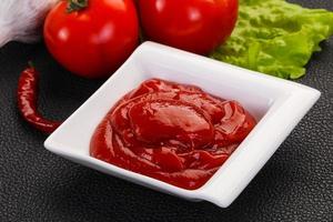 salsa de tomate foto