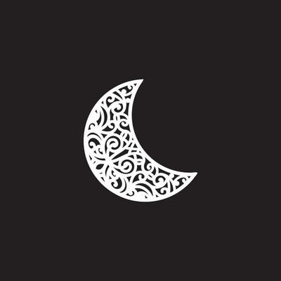 Moon. Moon logo design. Moon icon vector.