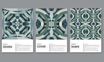 geometric abstract background covers set.Geometric patterns shapes composition. vector covers design. eps 10