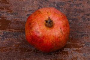 Ripe tasty pomegranate photo