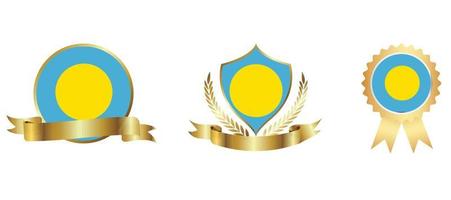 Palau flag icon . web icon set . icons collection flat. Simple vector illustration.