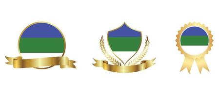 Komi flag icon . web icon set . icons collection flat. Simple vector illustration.