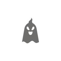 Ghost logo icon design illustration vector