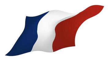 bandera de francia. ilustración vectorial vector