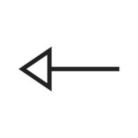 Left II Line Icon vector