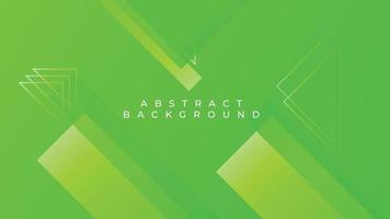 Green abstract background geometric shapes. Vector illustration