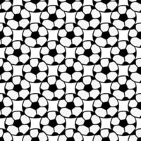 patrón sin costuras con balón de fútbol. Doodle ilustración vectorial con pelota de fútbol sobre fondo blanco. fondo de fútbol de colores vector