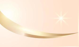 Abstract gold light threads background vector