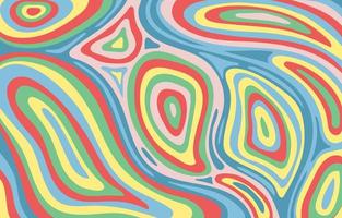 Abstract Psychedelic Retro Background vector