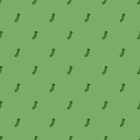 Seamless cucumber pattern. Colored cucumber background. Doodle vector illustration with cucumber