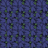 seamless pattern with plum. vector doodle illustration with plum. pattern with blue plum