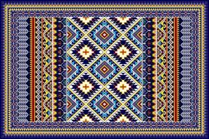 Ikat abstract geometric ethnic pattern design. Aztec fabric carpet mandala ornament ethnic chevron textile decoration wallpaper. Tribal boho native ethnic turkey traditional embroidery vector