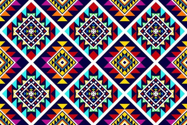 Ikat abstract geometric ethnic pattern design. Aztec fabric carpet mandala ornament ethnic chevron textile decoration wallpaper. Tribal boho native ethnic turkey traditional embroidery vector