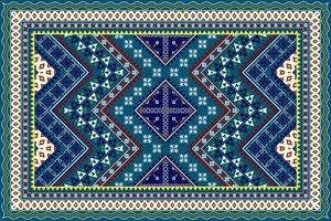 Abstract geometric Ikat ethnic pattern design. Aztec fabric carpet mandala ornaments textile decorations wallpaper. Tribal boho native ethnic turkey traditional embroidery vector background